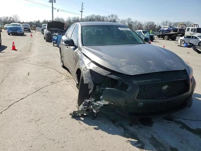 2015 Infiniti Q50 VIN JN1BV7ARXFM397723 Copart auction photo, front end damage thumbnail 11