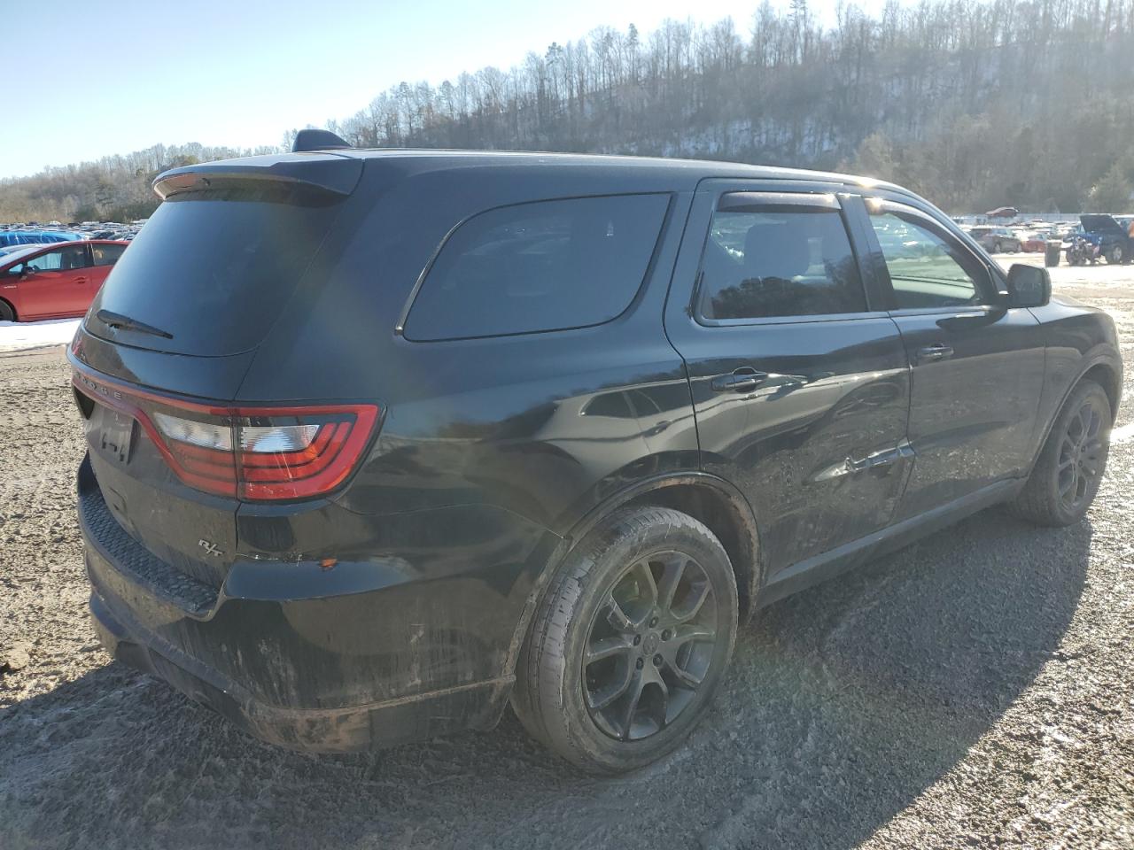 2015 Dodge Durango VIN 1C4SDJCTXFC240320 Copart auction photo, side / rear end damage thumbnail 3