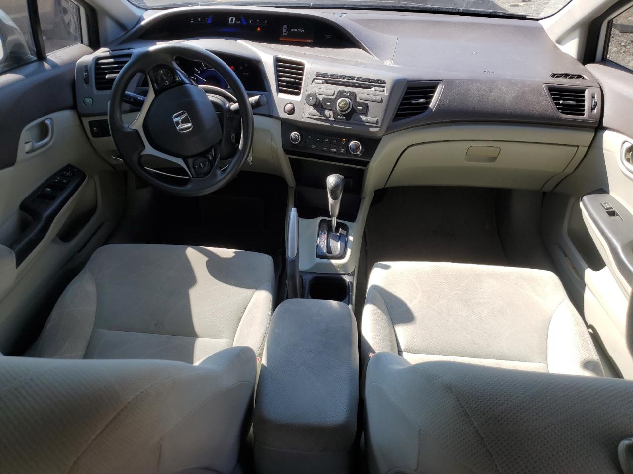2012 Honda Civic VIN 19XFB2F56CE110288 Copart auction photo, front end / side damage thumbnail 8