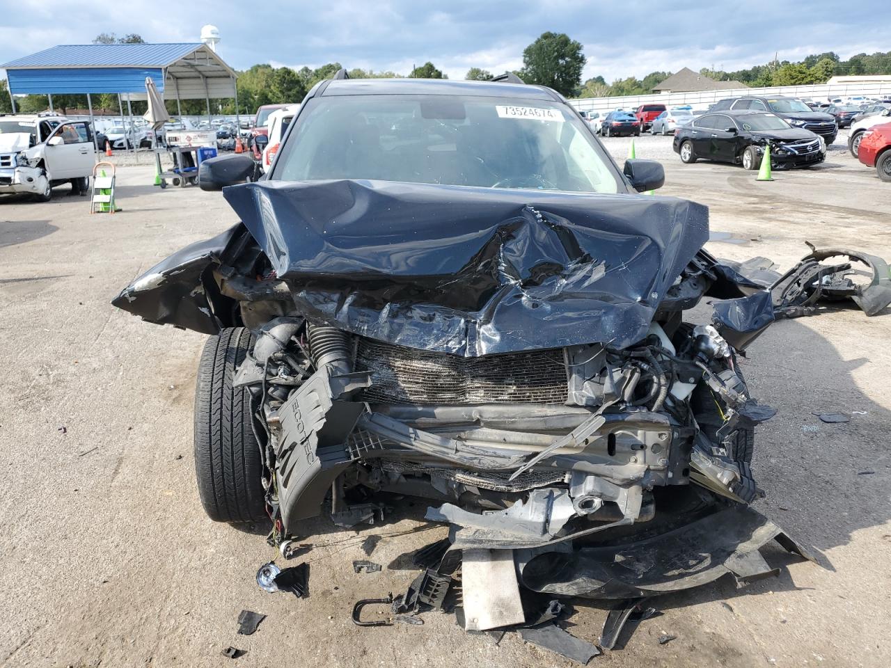 2016 Chevrolet Equinox VIN 2GNFLFEK5G6233542 Copart auction photo, front end / side damage thumbnail 5