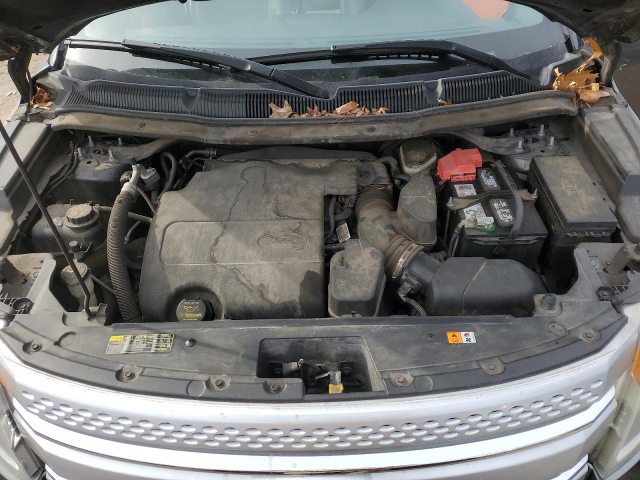 2011 Ford Explorer VIN 1FMHK7D85BGA15184 Copart auction photo, front end / side damage thumbnail 12