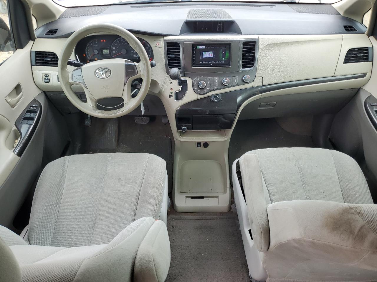 2014 Toyota Sienna VIN 5TDZK3DC8ES525447 Copart auction photo, water/flood damage thumbnail 8