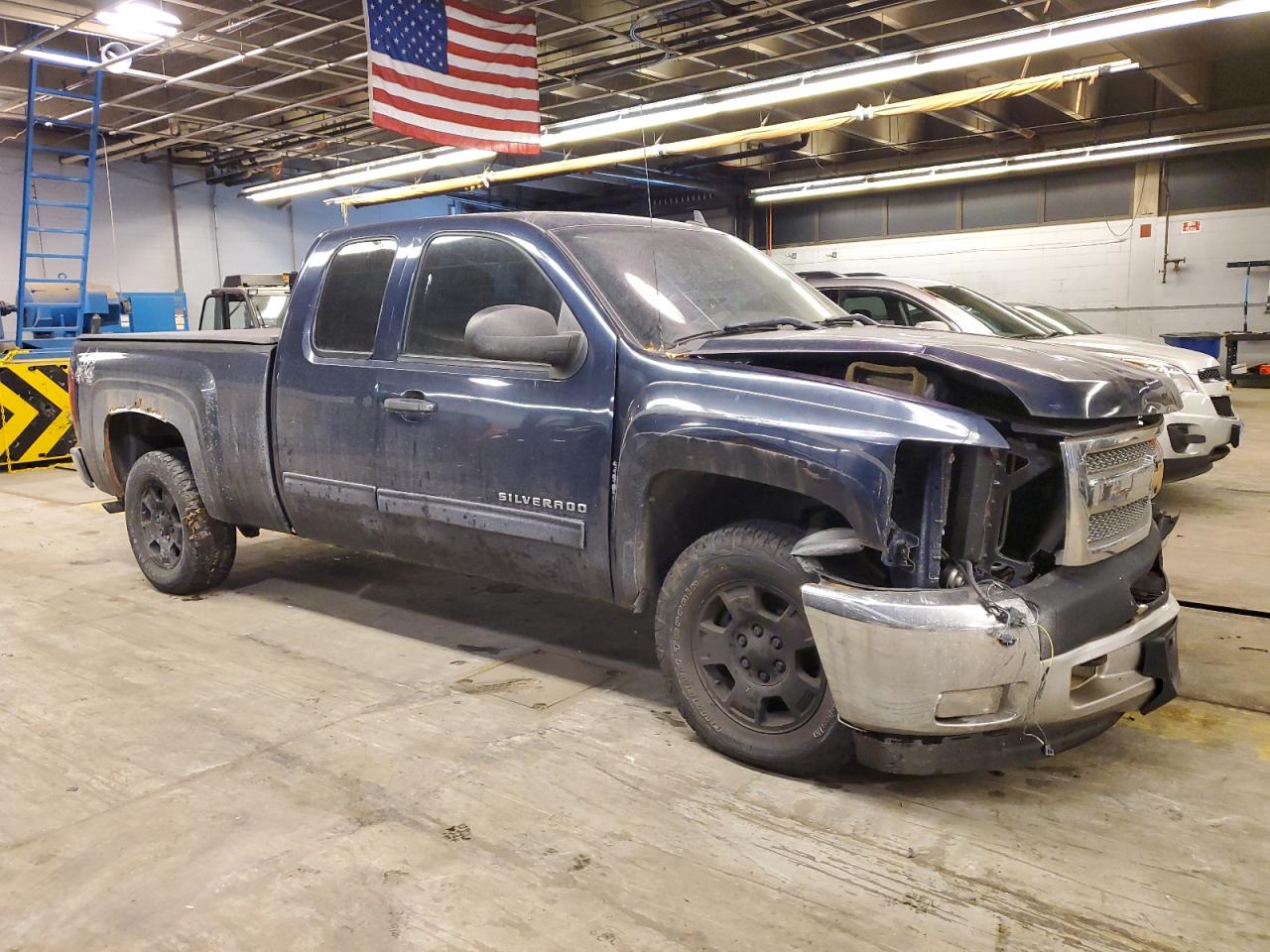 2012 Chevrolet Silverado VIN 1GCRKSE77CZ168740 Copart auction photo, front end damage thumbnail 4