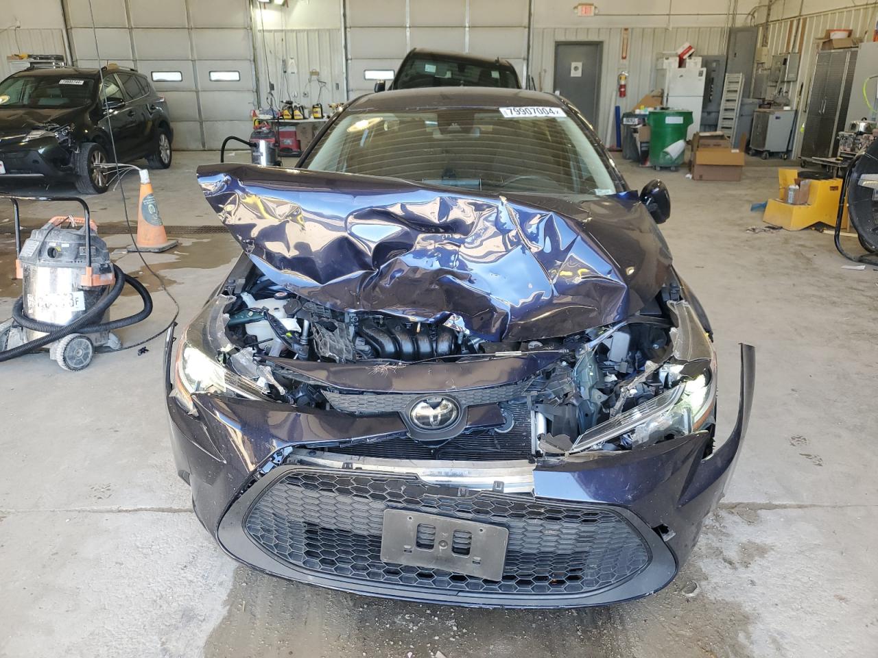 2020 Toyota Corolla VIN JTDEPRAE7LJ100000 Copart auction photo, front end / side damage thumbnail 5