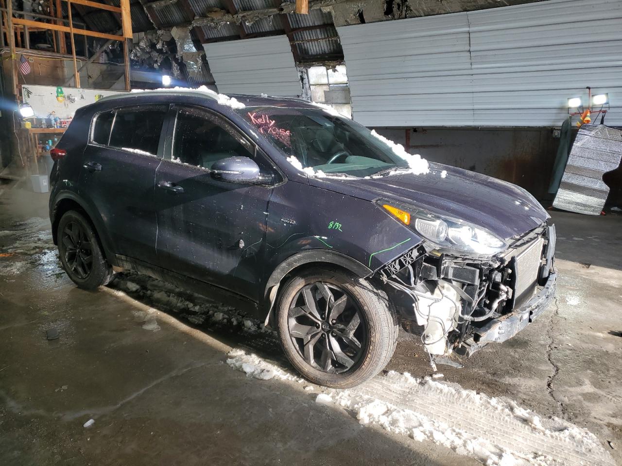 2020 KIA Sportage VIN KNDP6CACXL7660582 Copart auction photo, front end damage thumbnail 4