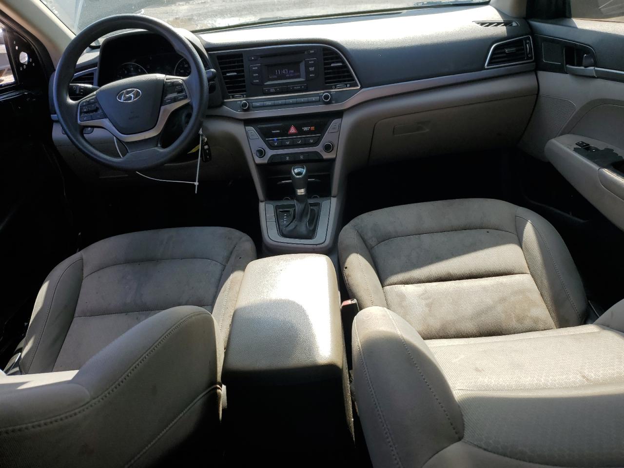 2018 Hyundai Elantra VIN KMHD74LF7JU489510 Copart auction photo, all over damage thumbnail 8