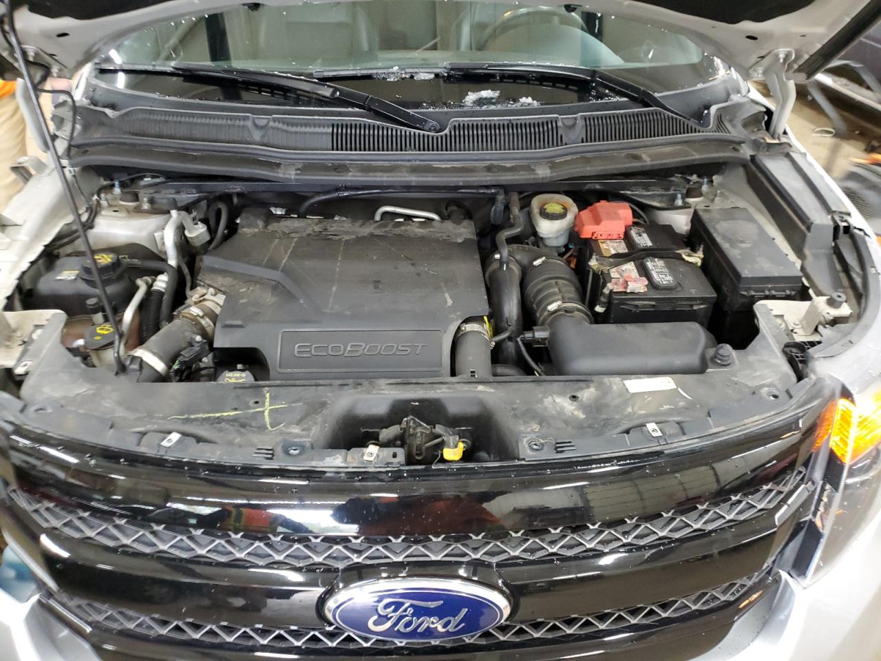 2013 Ford Explorer VIN 1FM5K8GT4DGB29527 Copart auction photo, front end / side damage thumbnail 12