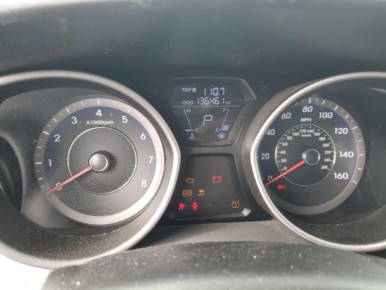 2013 Hyundai Elantra VIN KMHDH4AEXDU888889 Copart auction photo, front end damage thumbnail 9