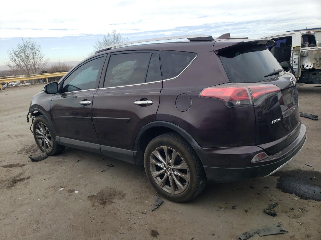 2016 Toyota RAV 4 VIN 2T3YFREV8GW242437 Copart auction photo, front end / top/roof damage thumbnail 2