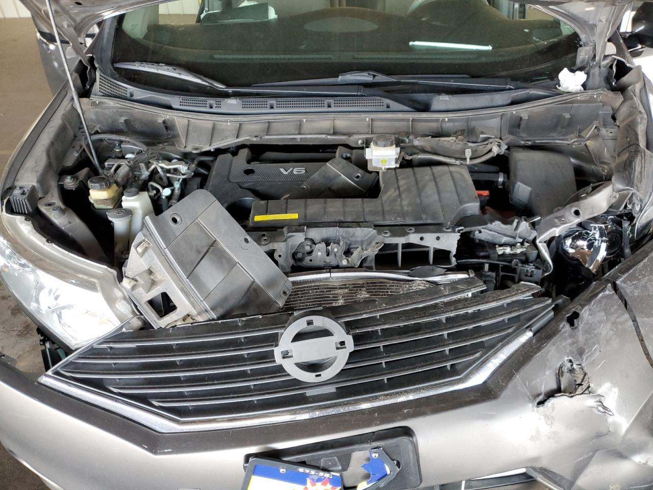 2017 Nissan Quest VIN JN8AE2KP2H9166706 Copart auction photo, front end damage thumbnail 13