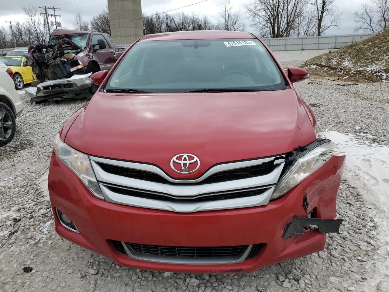 2014 Toyota Venza VIN 4T3BK3BB9EU107845 Copart auction photo, front end damage thumbnail 5