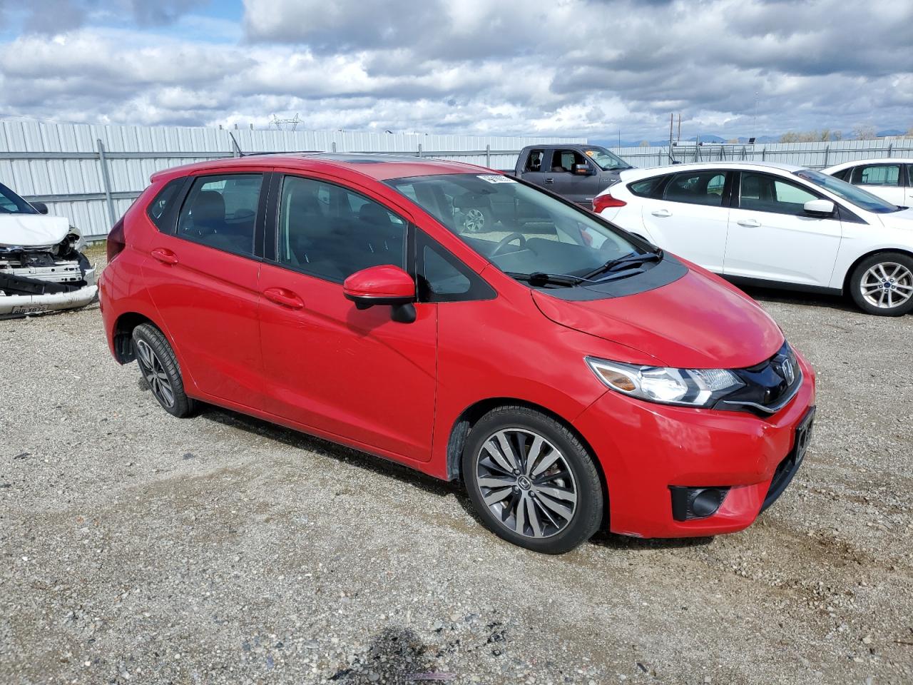 2015 Honda Fit VIN 3HGGK5H82FM722156 Copart auction photo, rear end damage thumbnail 4