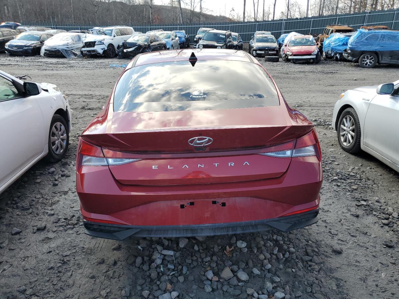 2023 Hyundai Elantra VIN KMHLM4AG0PU599873 Copart auction photo, front end damage thumbnail 6
