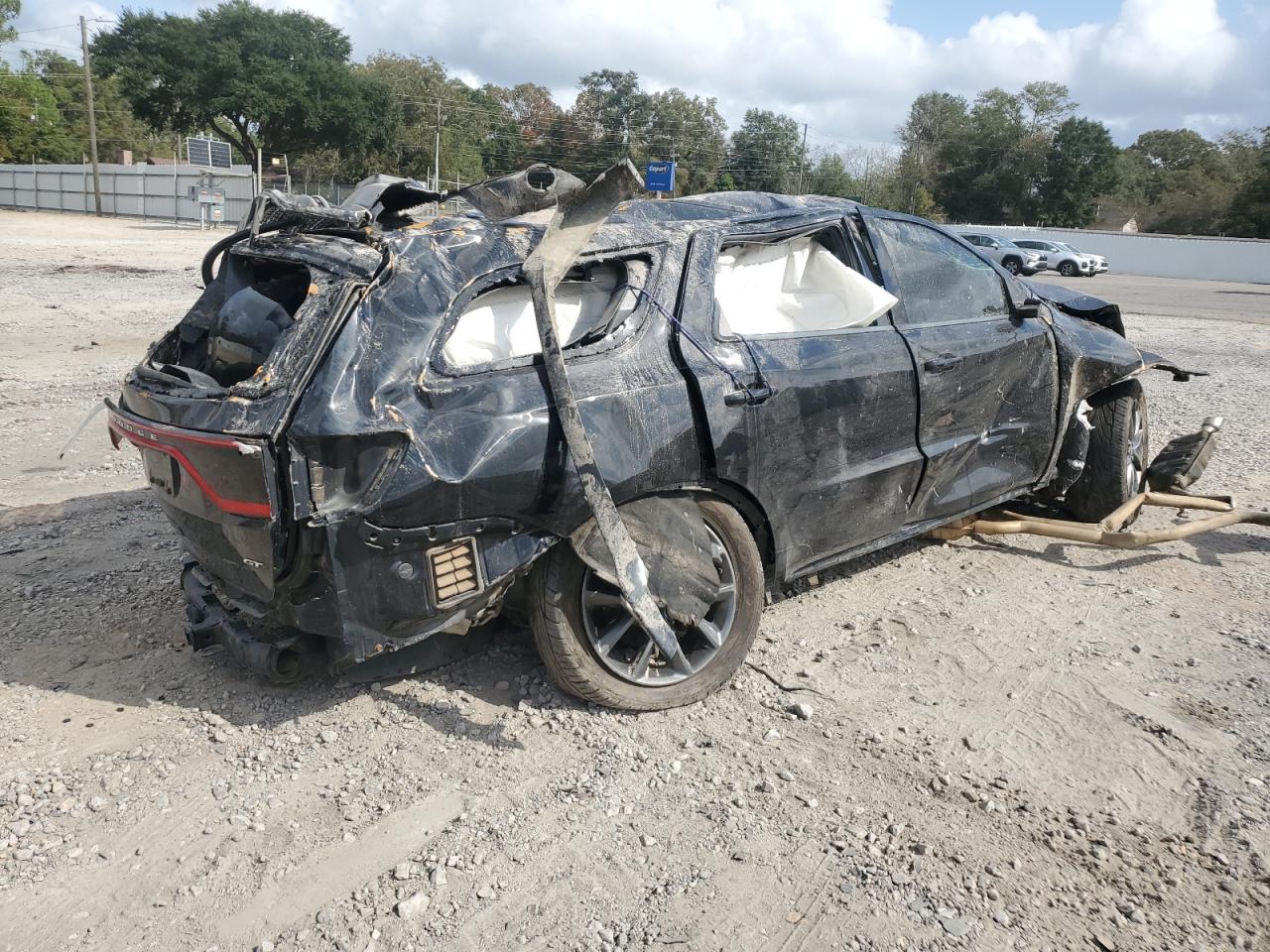 2018 Dodge Durango VIN 1C4RDJDG4JC307146 Copart auction photo, rollover damage thumbnail 3