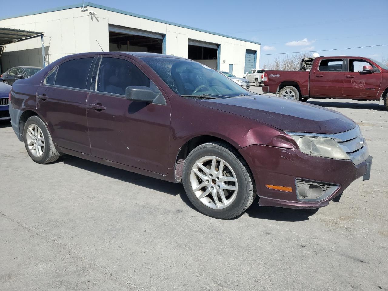 2012 Ford Fusion VIN 3FAHP0GA3CR327001 Copart auction photo, front end / minor dent/scratches damage thumbnail 4