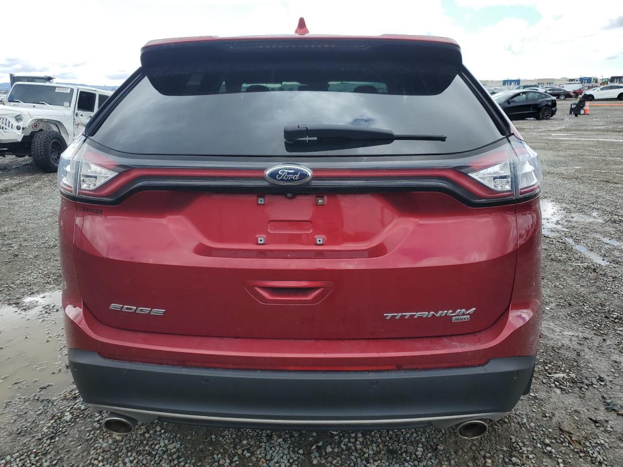 2018 Ford Edge VIN 2FMPK4K87JBB55501 Copart auction photo, front end / minor dent/scratches damage thumbnail 6