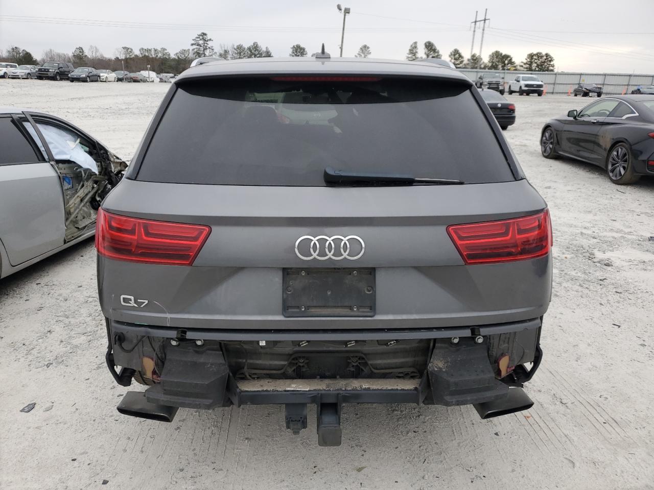 2019 Audi Q7 VIN WA1LAAF73KD011729 Copart auction photo, all over damage thumbnail 6
