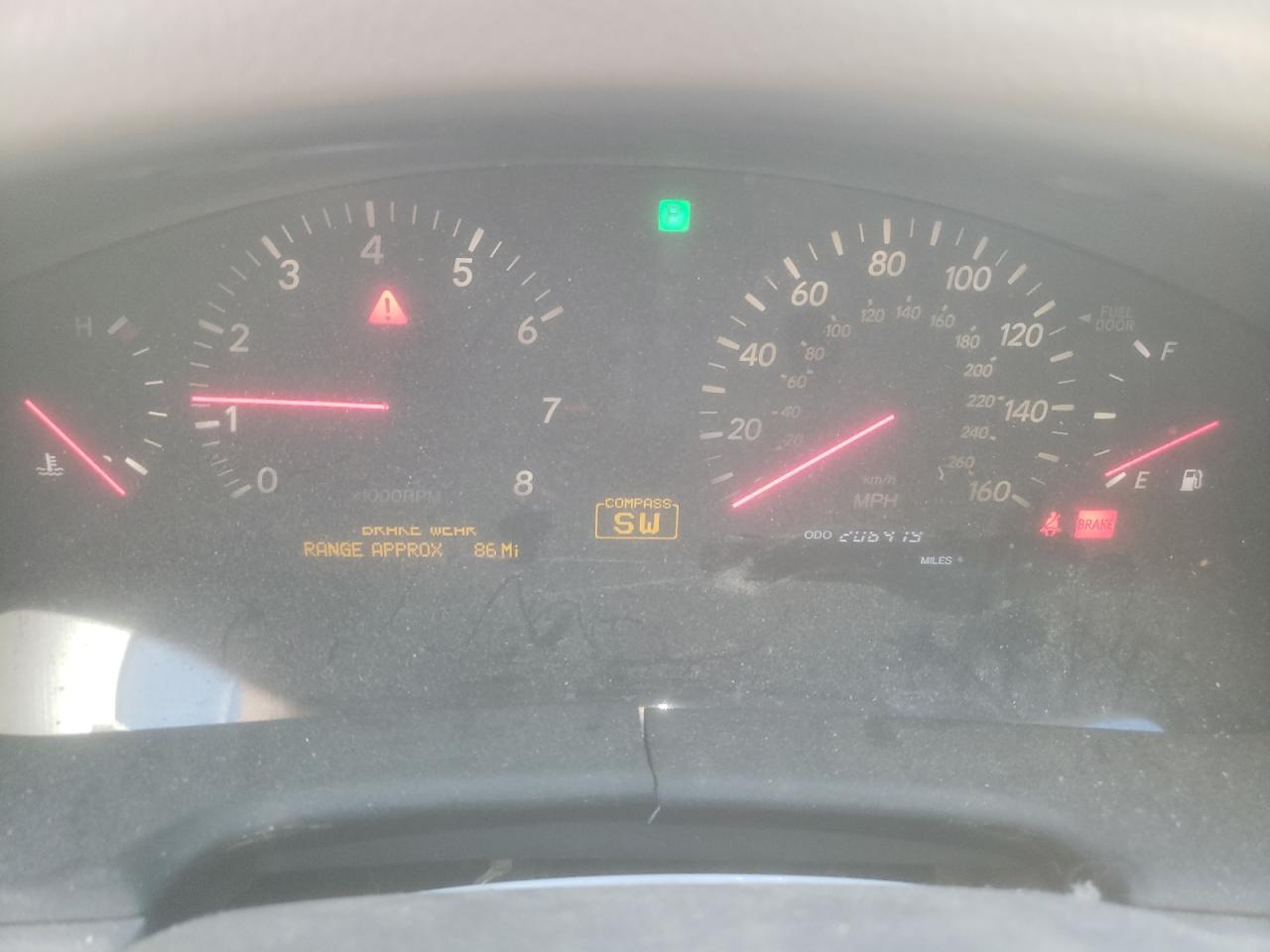 2001 Lexus LS VIN JTHBN30F210010321 Copart auction photo, front end / minor dent/scratches damage thumbnail 9