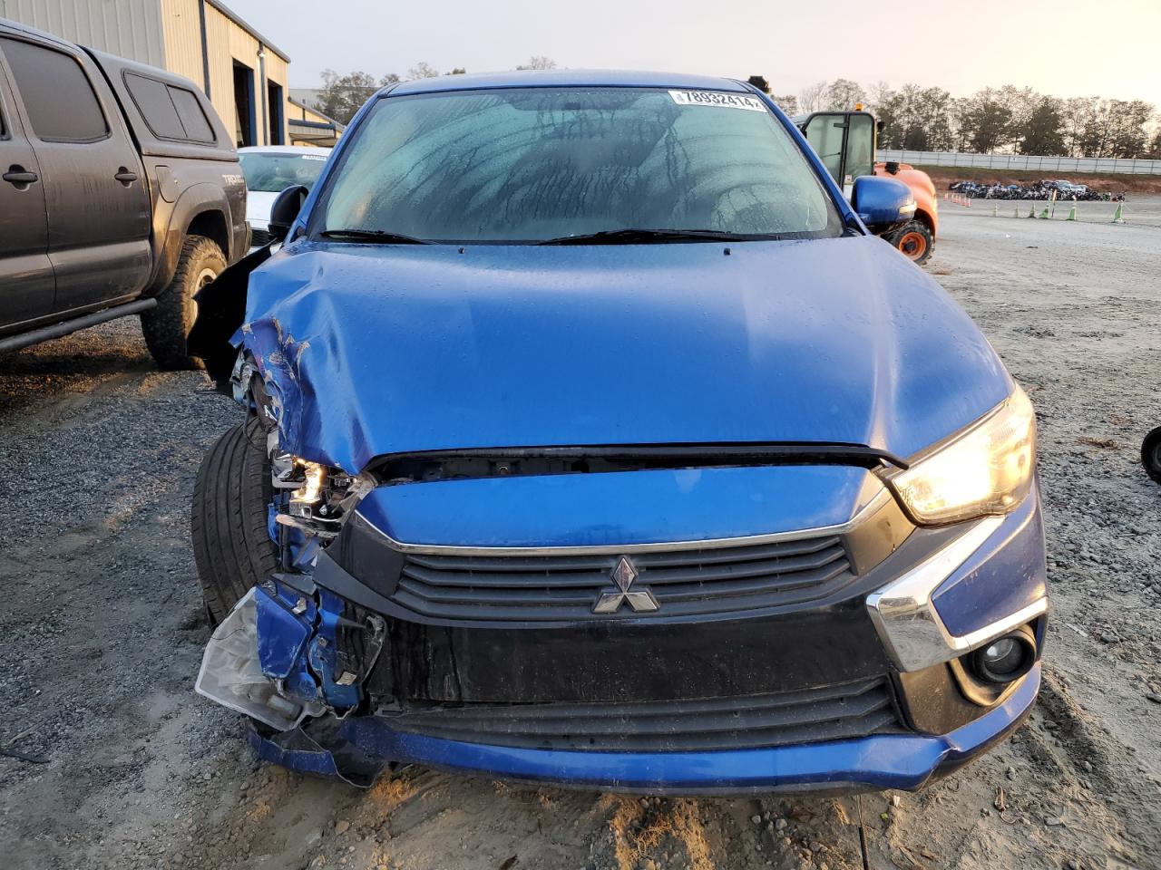 2017 Mitsubishi Outlander VIN JA4AR3AU1HZ007859 Copart auction photo, front end / minor dent/scratches damage thumbnail 5