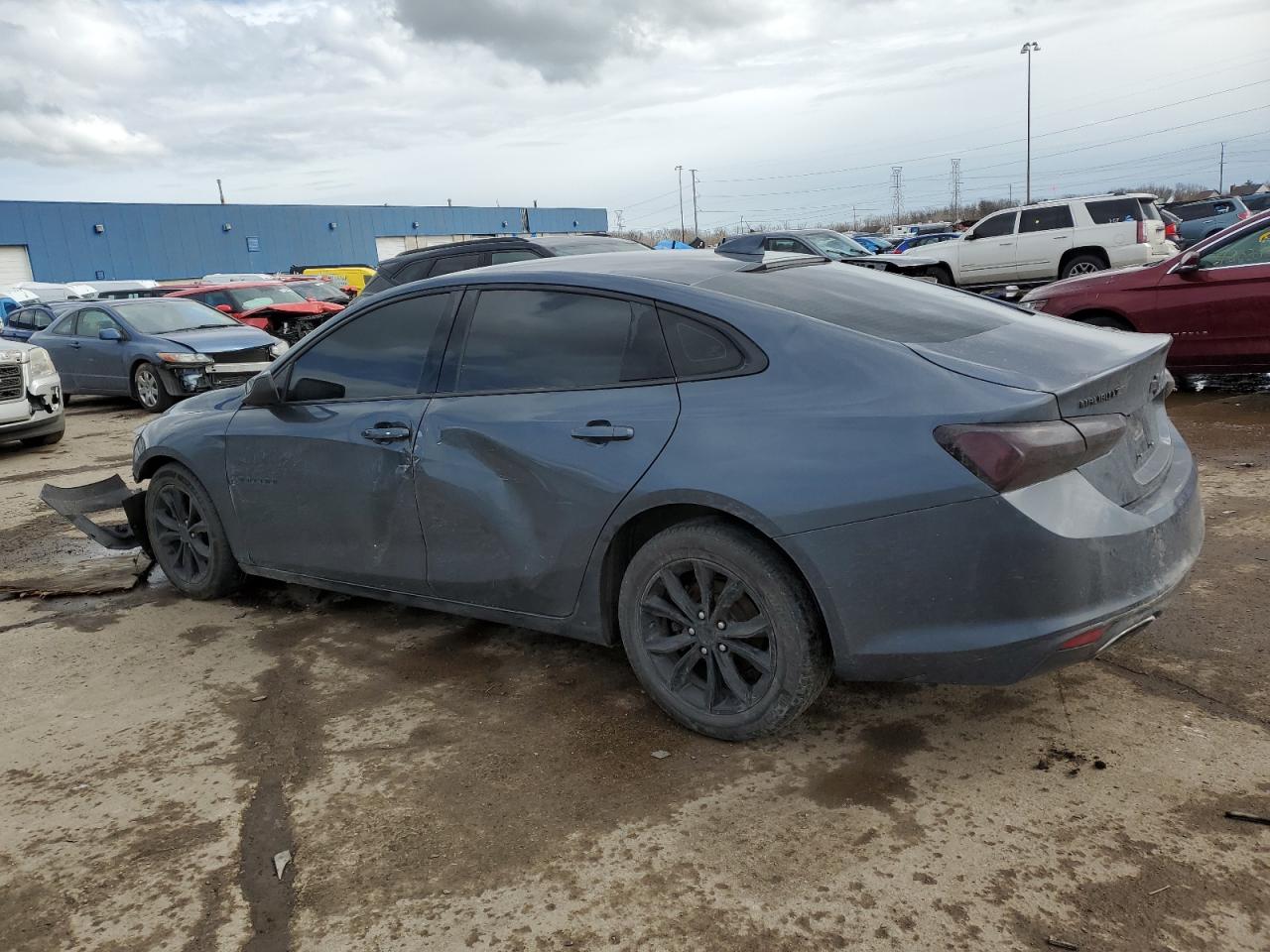 2019 Chevrolet Malibu VIN 1G1ZD5ST0KF170643 Copart auction photo, front end / side damage thumbnail 2