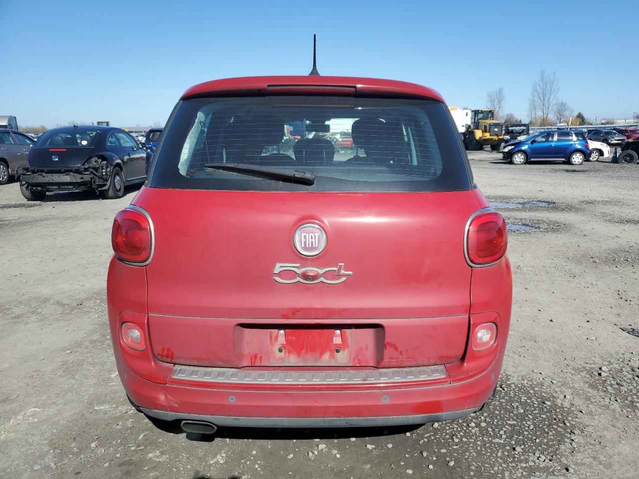 2014 Fiat 500 VIN ZFBCFABHXEZ025725 Copart auction photo, all over damage thumbnail 6