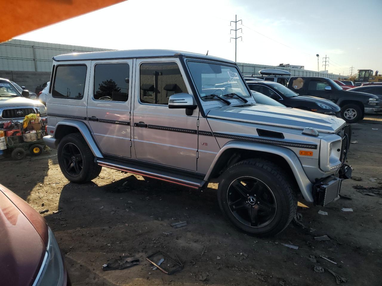 2016 Mercedes-Benz G-klasse VIN WDCYC3KF2GX256701 Copart auction photo, front end damage thumbnail 4