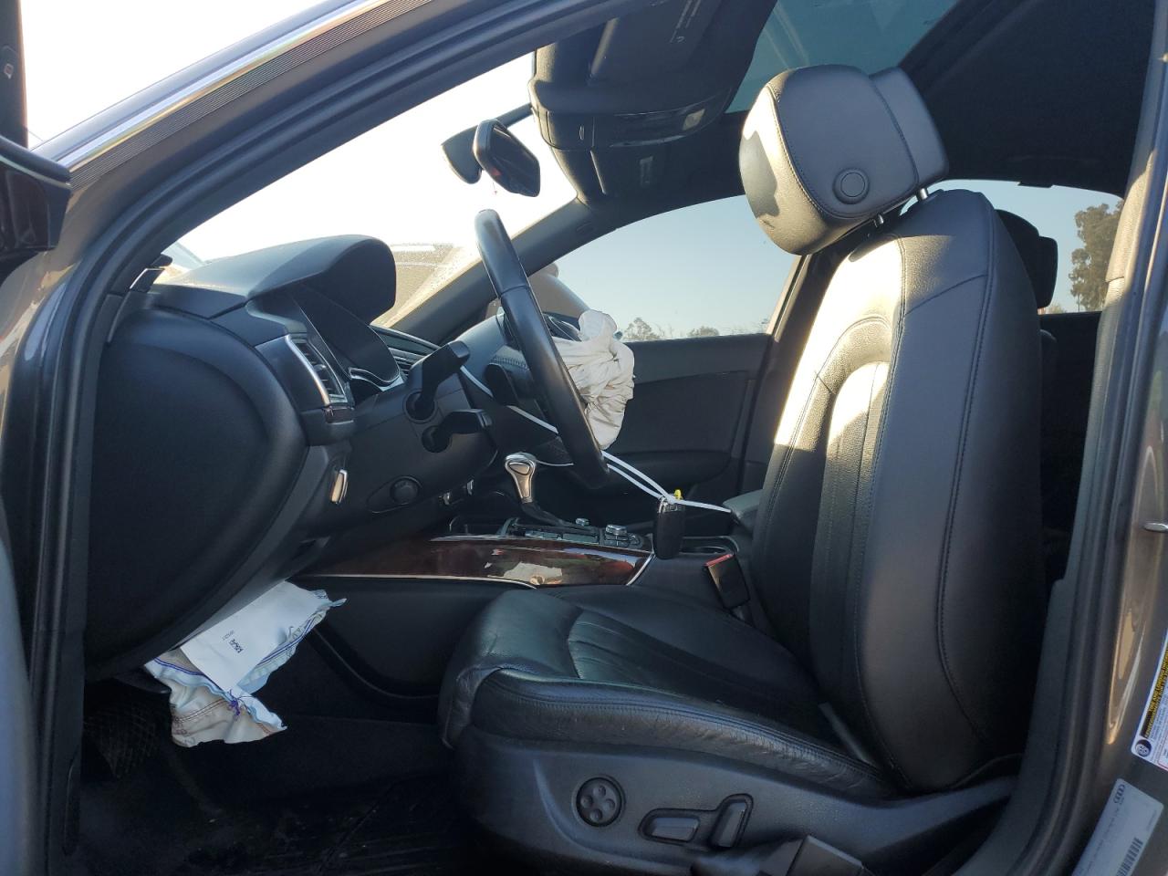 2014 Audi A6 VIN WAUHGAFC6EN032111 Copart auction photo, front end / undercarriage damage thumbnail 7