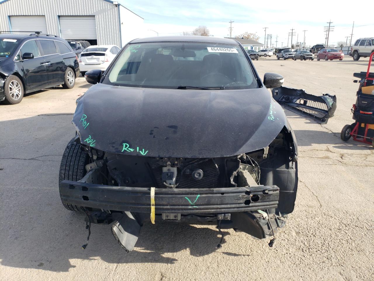2019 Nissan Sentra VIN 3N1AB7AP0KY364367 Copart auction photo, front end damage thumbnail 5