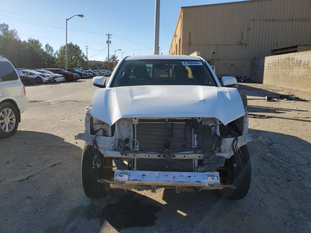 2020 Toyota Tacoma VIN 3TYRX5GN3LT003577 Copart auction photo, front end damage thumbnail 5