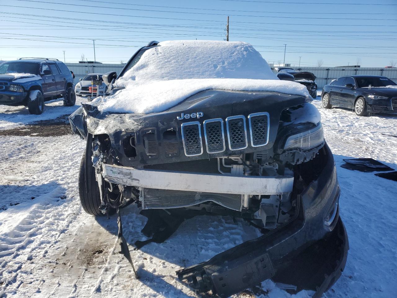2019 Jeep Grand Cherokee VIN 1C4PJMDX5KD118891 Copart auction photo, front end / mechanical damage thumbnail 5