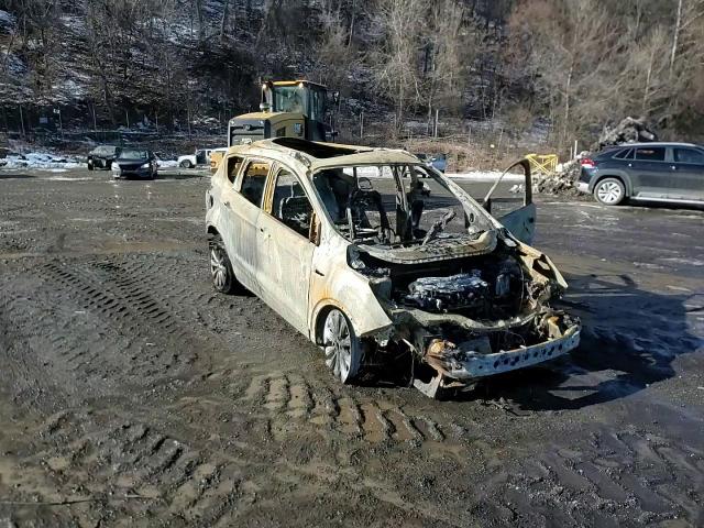 2017 Ford Escape VIN 1FMCU9J94HUB71529 Copart auction photo, burn damage thumbnail 11