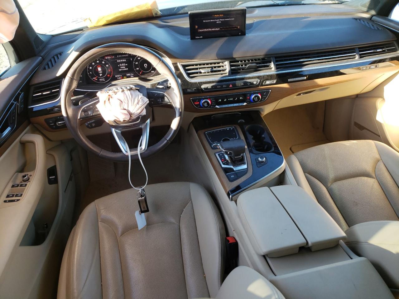 2017 Audi Q7 VIN WA1LABF72HD050990 Copart auction photo, front end damage thumbnail 8