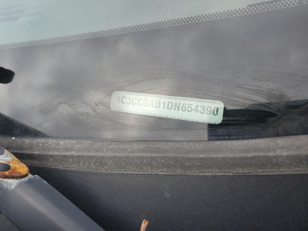 2013 Chrysler 200 VIN 1C3CCBAB1DN654390 Copart auction photo, biohazard/chemical / rear end damage thumbnail 12