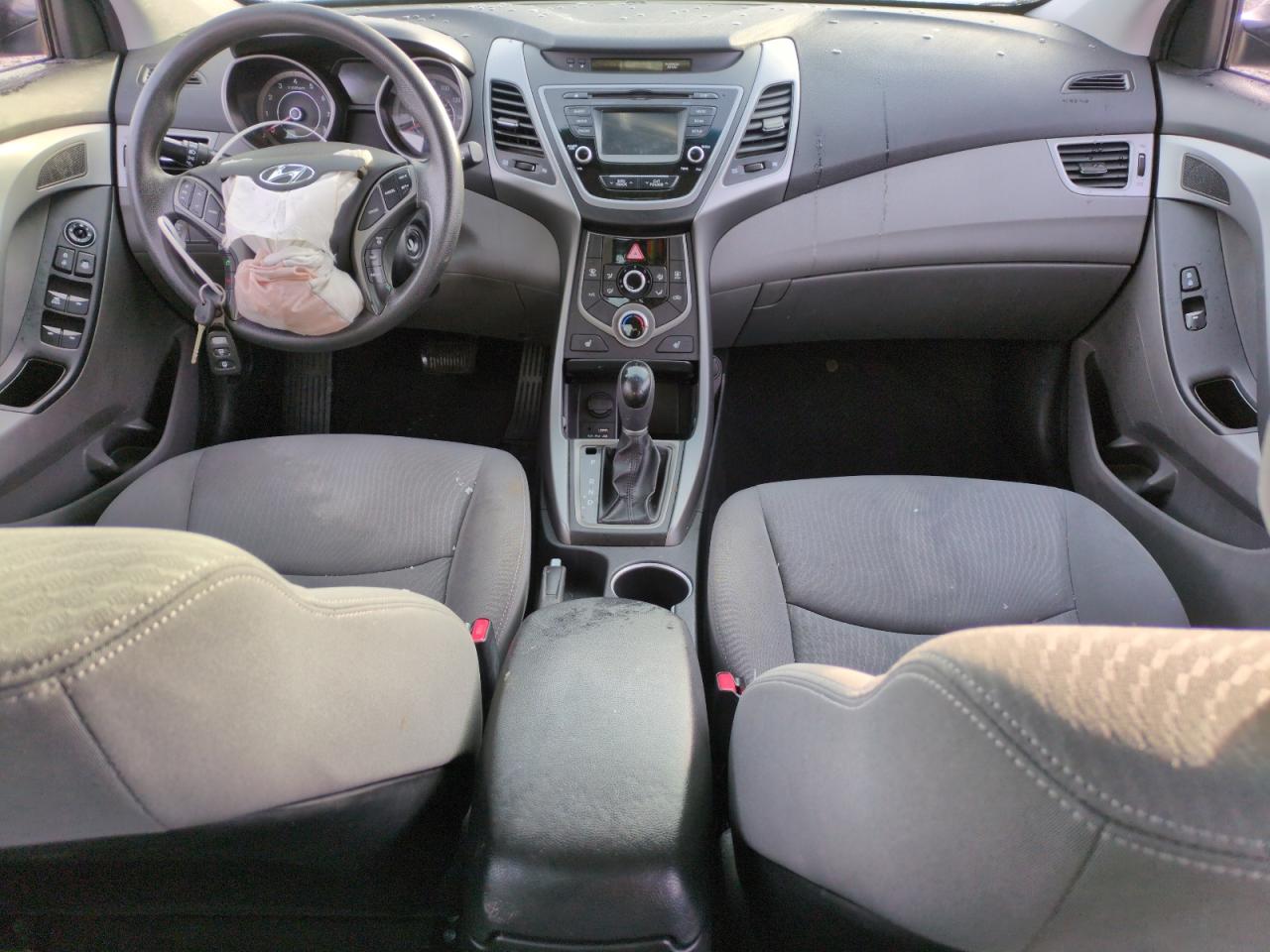 2014 Hyundai Elantra VIN KMHDH4AE4EU175293 Copart auction photo, front end damage thumbnail 8