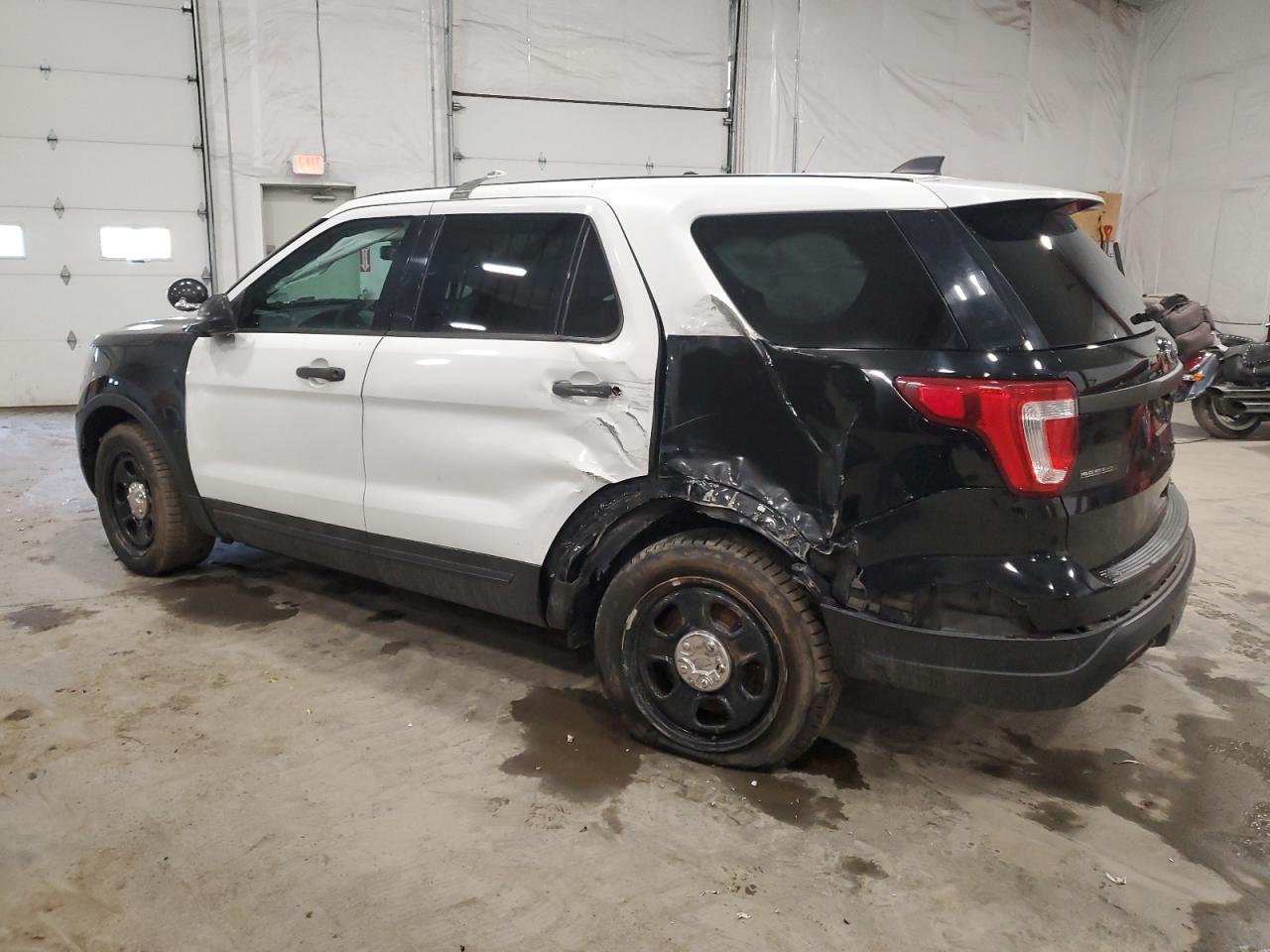 2018 Ford Explorer VIN 1FM5K8AR0JGC43209 Copart auction photo, side / rear end damage thumbnail 2