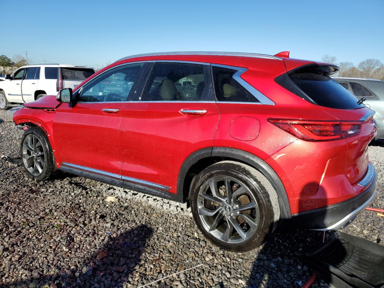 2019 Infiniti QX50 VIN 3PCAJ5M10KF126168 Copart auction photo, front end damage thumbnail 2
