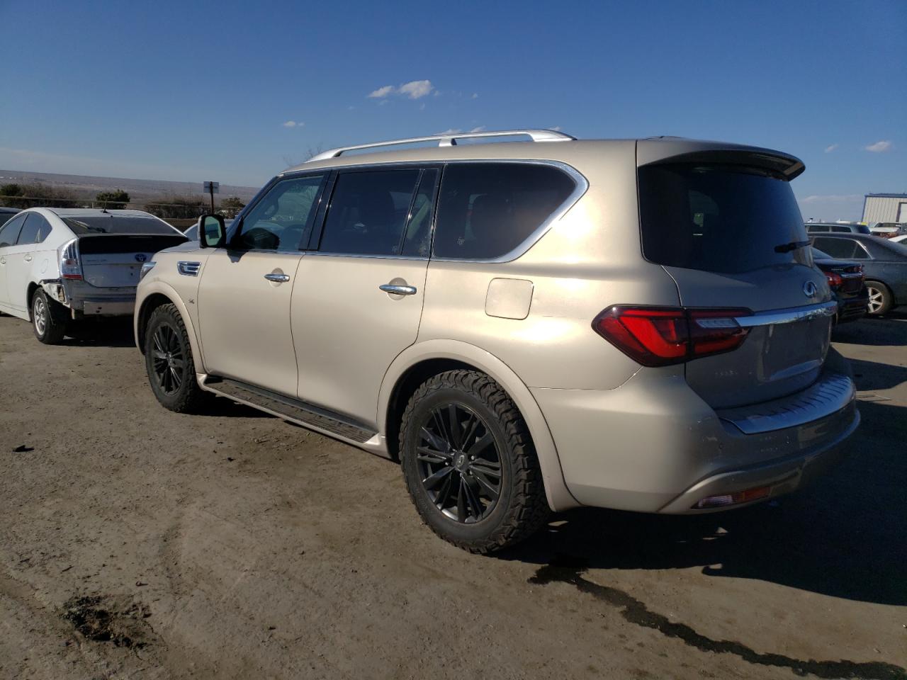 2019 Infiniti QX80 VIN JN8AZ2NE0K9234667 Copart auction photo, front end damage thumbnail 2