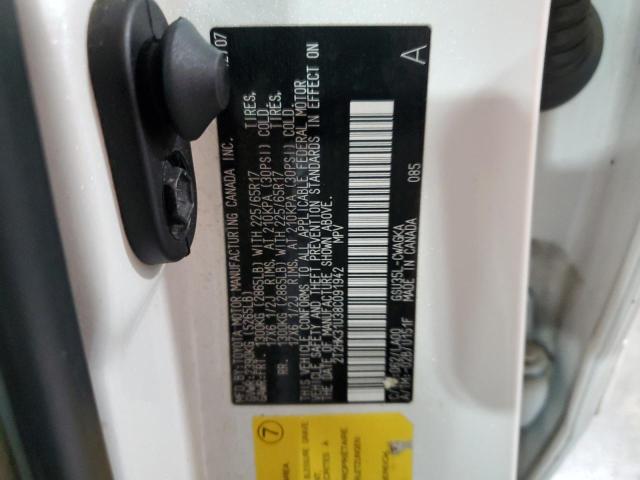 2008 Lexus RX VIN 2T2HK31U38C091942 Copart auction photo, front end damage thumbnail 13