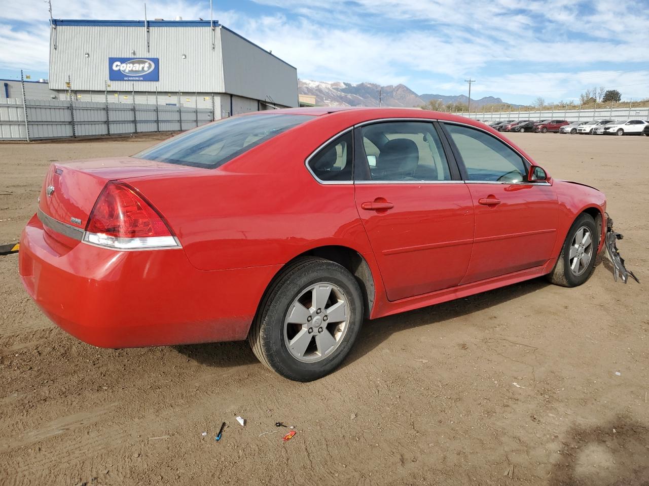 2010 Chevrolet Impala VIN 2G1WB5EK3A1182805 Copart auction photo, front end / hail damage thumbnail 3