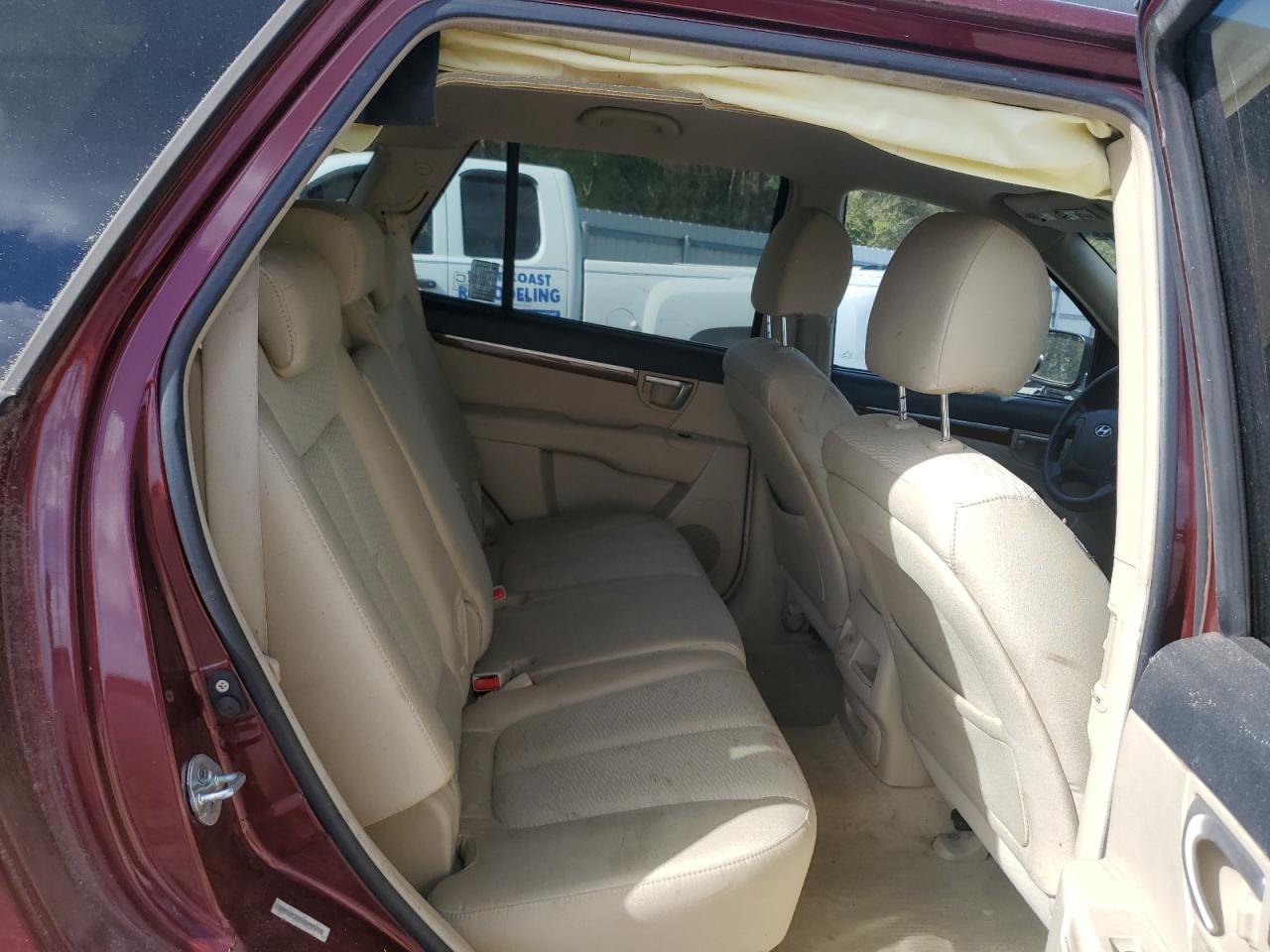 2009 Hyundai Santa Fe VIN 5NMSG13DX9H285473 Copart auction photo, front end / rear end damage thumbnail 10