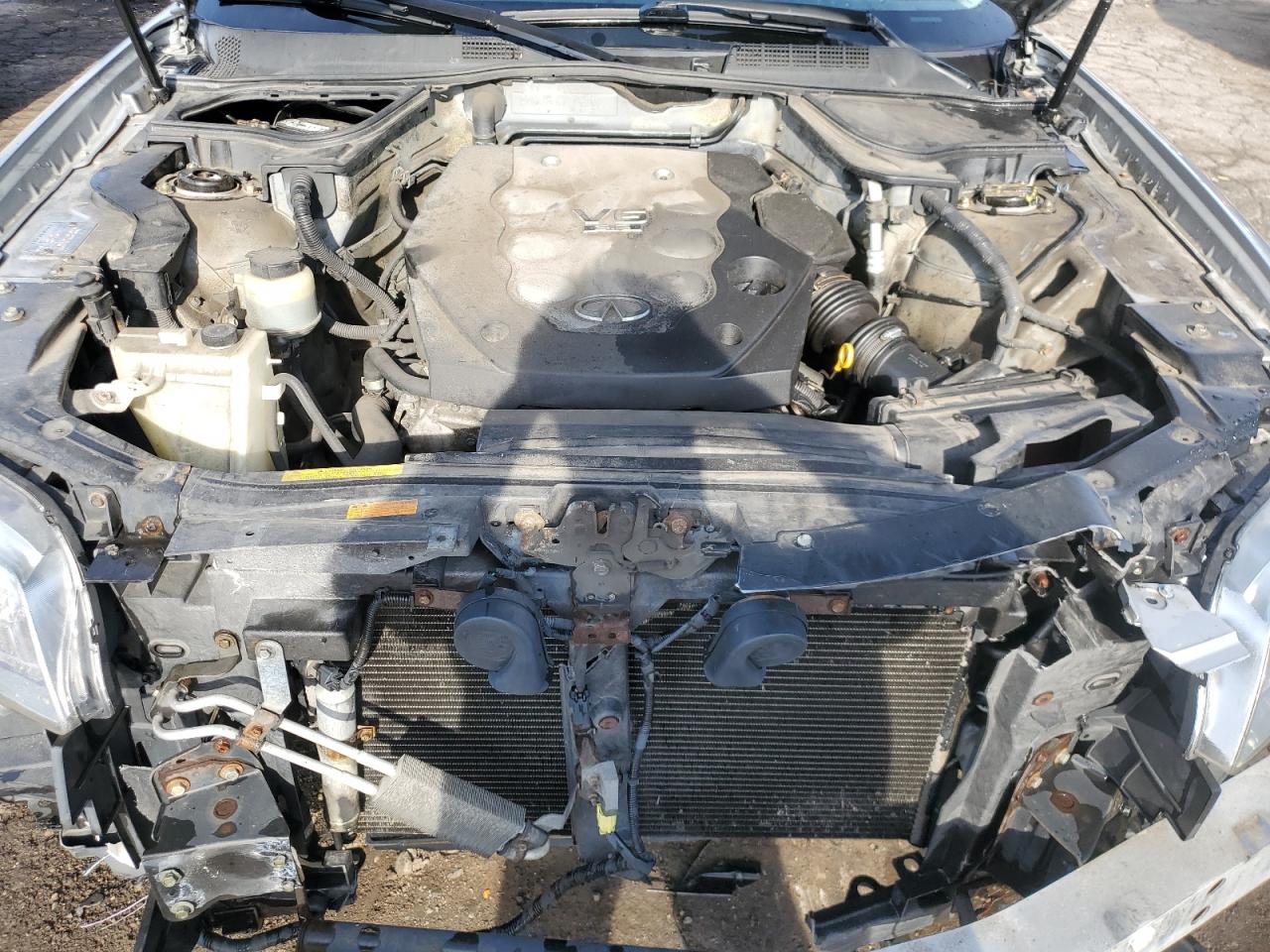 2007 Infiniti FX VIN JNRAS08WX7X208749 Copart auction photo, front end damage thumbnail 12