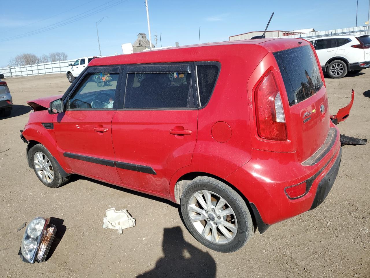 2013 KIA Soul VIN KNDJT2A63D7563776 Copart auction photo, front end damage thumbnail 2