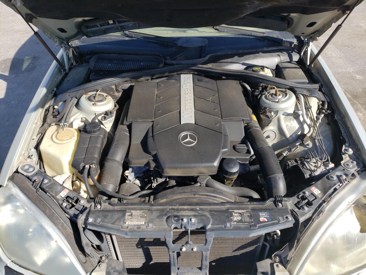 2001 Mercedes-Benz S-klasse VIN WDBNG75J81A140058 Copart auction photo, front end damage thumbnail 11