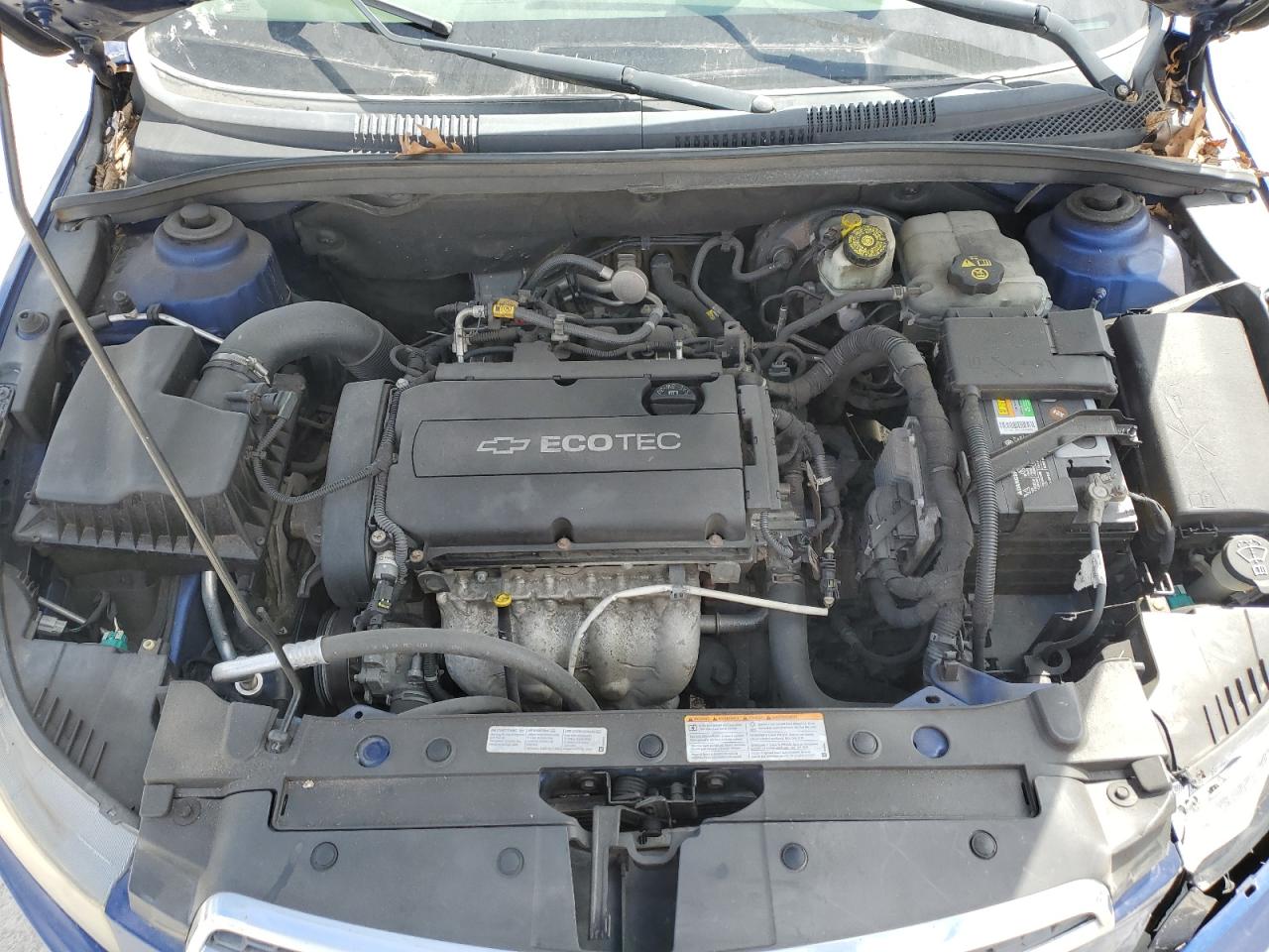 2012 Chevrolet Cruze VIN 1G1PD5SH2C7209294 Copart auction photo, front end / side damage thumbnail 12