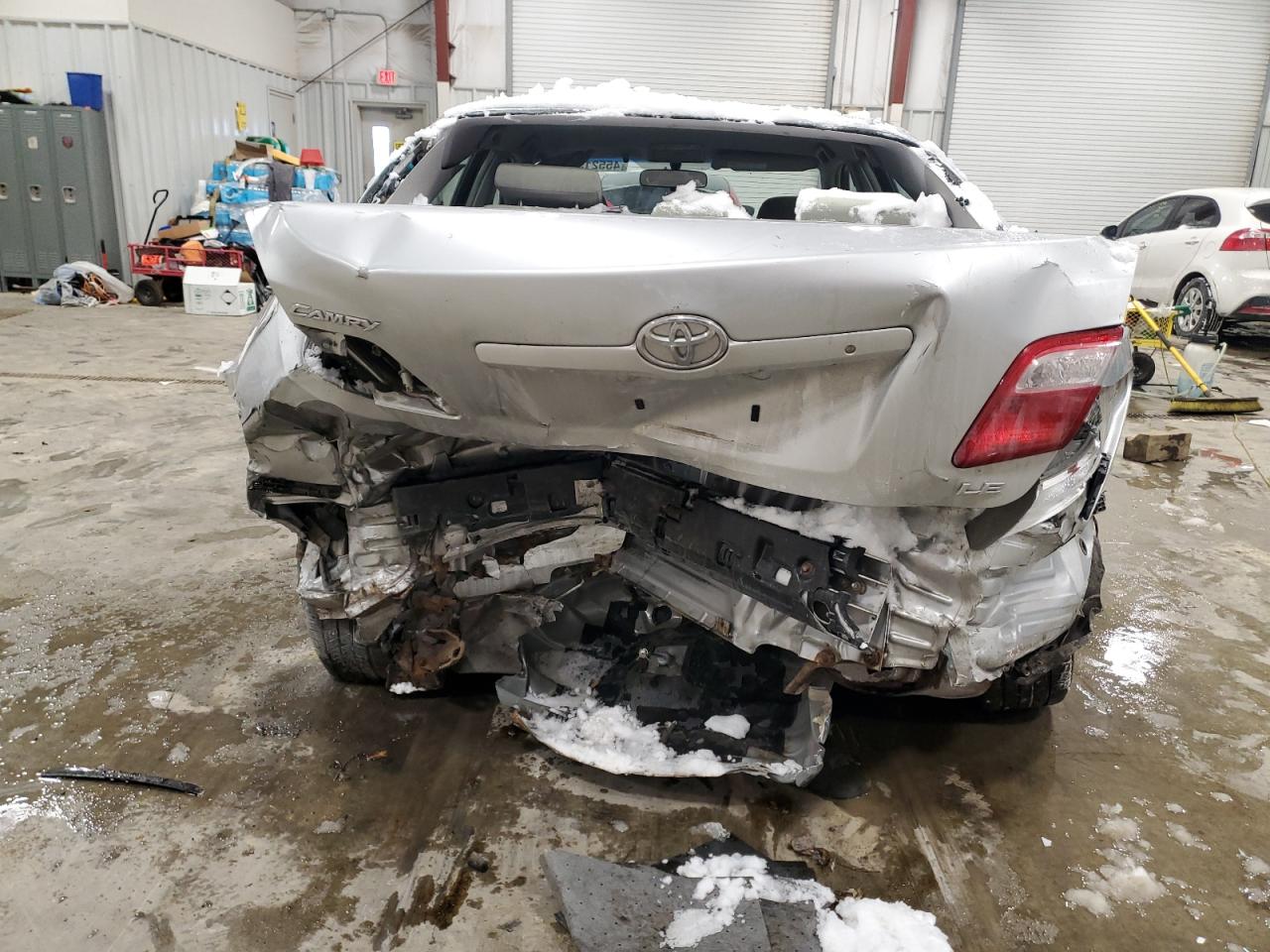 2007 Toyota Camry VIN JTNBE46K473102528 Copart auction photo, rear end / all over damage thumbnail 6