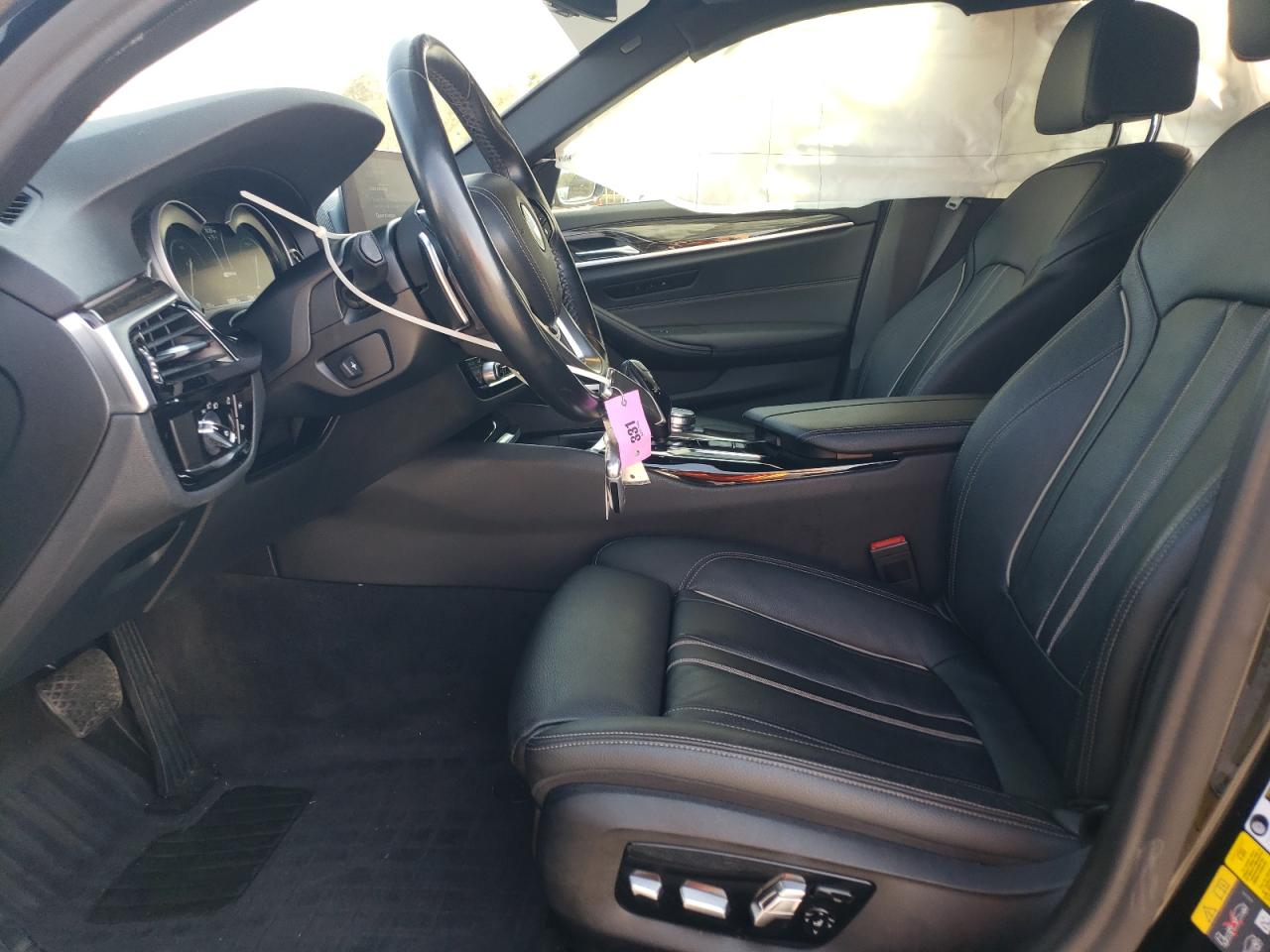 2019 BMW 5er VIN WBAJB1C5XKB376818 Copart auction photo, side damage thumbnail 7