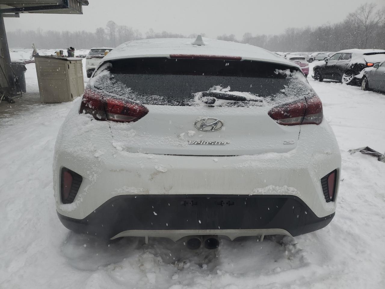 2019 Hyundai Veloster VIN KMHTG6AF0KU017872 Copart auction photo, side damage thumbnail 6