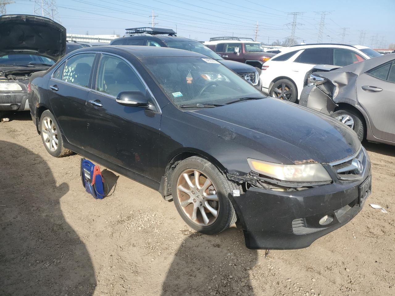 2007 Acura TSX VIN JH4CL96937C003447 Copart auction photo, undercarriage / minor dent/scratches damage thumbnail 4