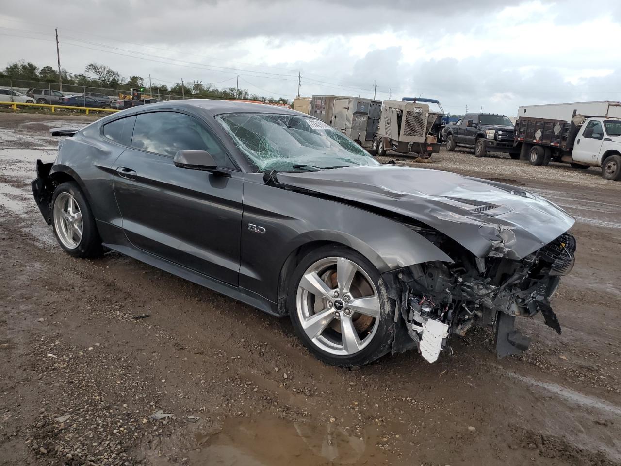 2018 Ford Mustang VIN 1FA6P8CF4J5108491 Copart auction photo, front end / rear end damage thumbnail 4
