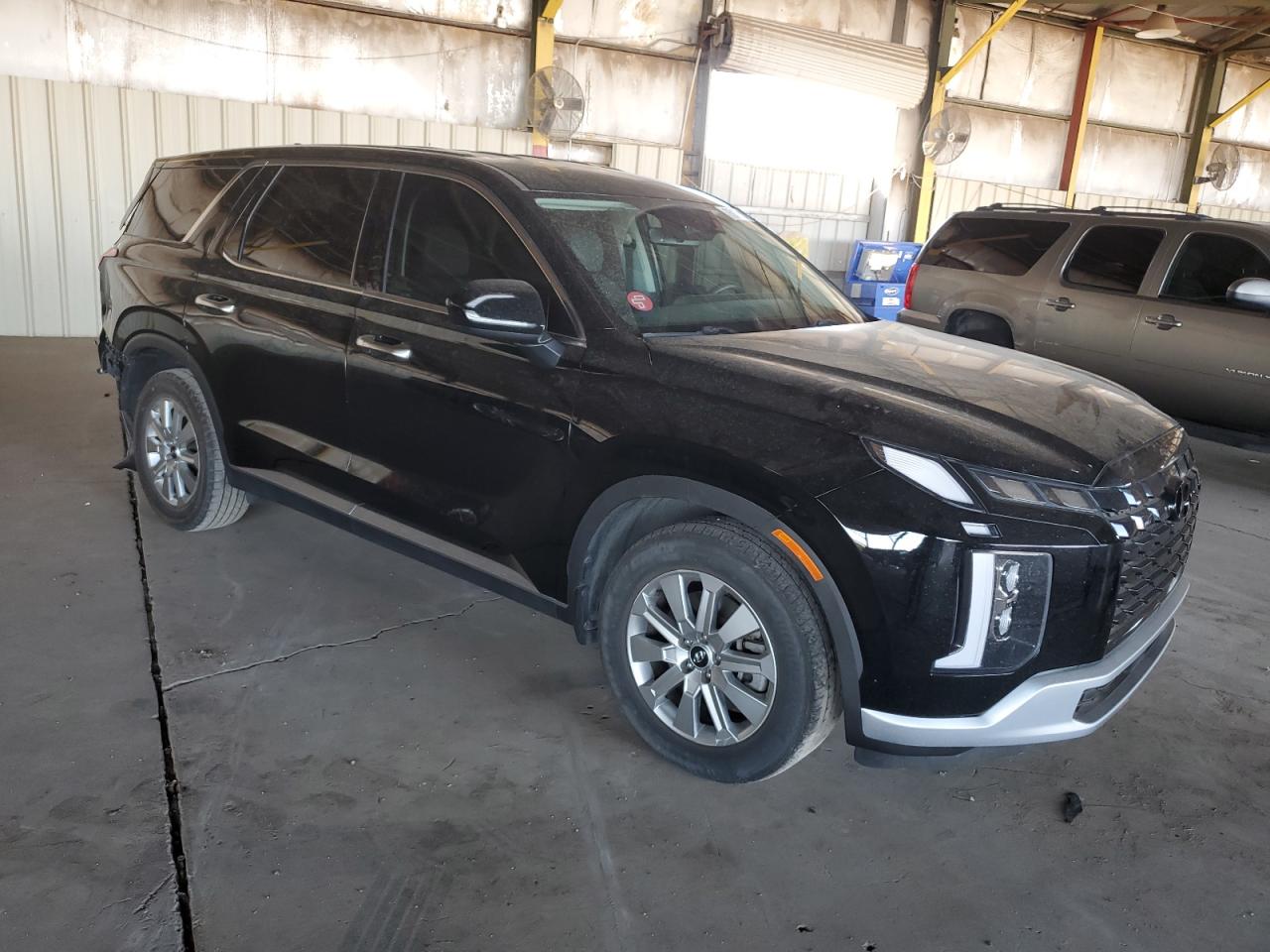 2023 Hyundai Palisade VIN KM8R14GE0PU556773 Copart auction photo, rear end damage thumbnail 4